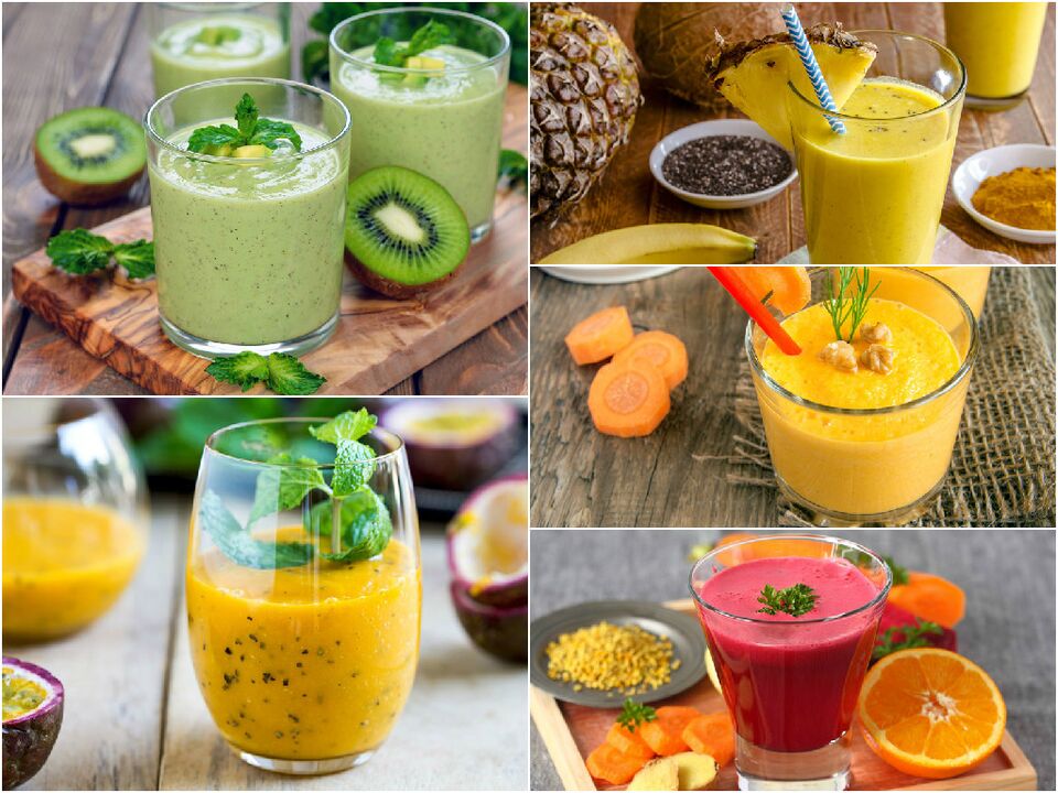 Vegetable and Fruit Smoothies on the 7-Day Detox Diet